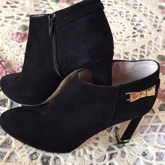 ♠️ kate spade Black Booties sz8.5 - Picture 3 of 8
